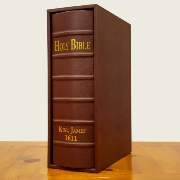 Kjv 1611 King James (KJV) Bible: Deluxe Synthetic Leather Puilpit Folio ...